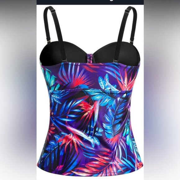 New woman’s underwire tummy control swimsuit top no bottoms included - Picture 4 of 7